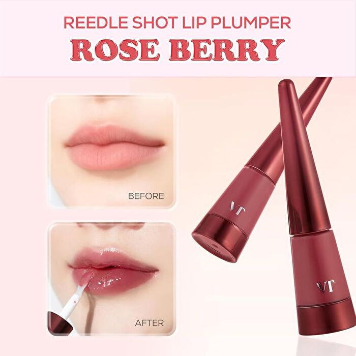 Vt Reedle Shot Lip Plumper Rose Berry - 4.6g