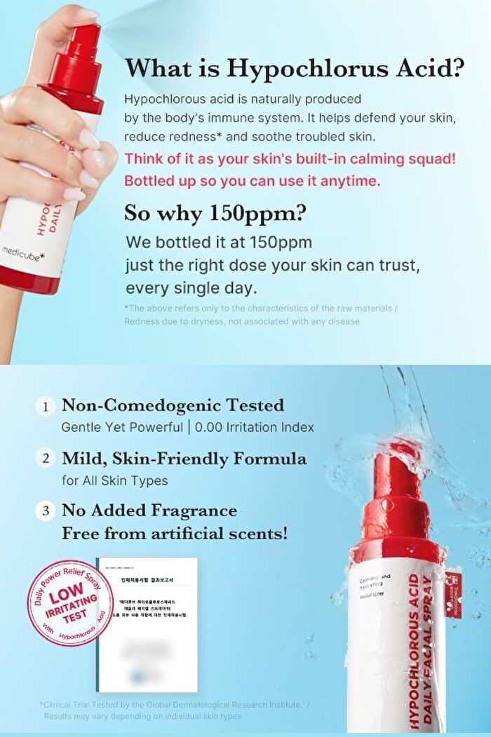 Hypochlorous Acid Daily Facial Spray - 125ml