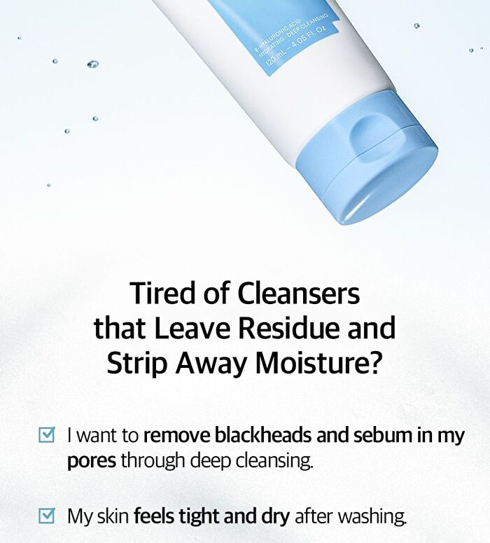 Hyaluronic Squalane Cleansing Foam - 120ml