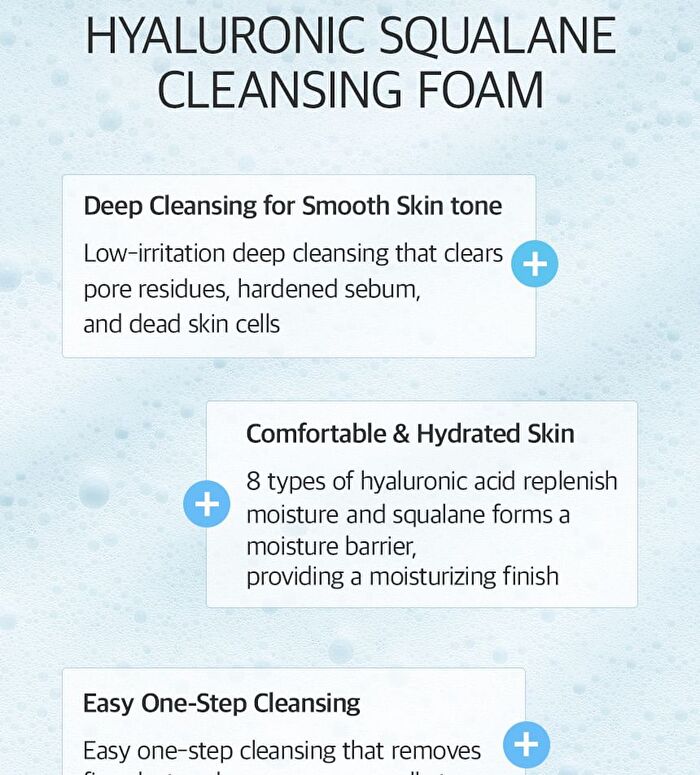 Hyaluronic Squalane Cleansing Foam - 120ml