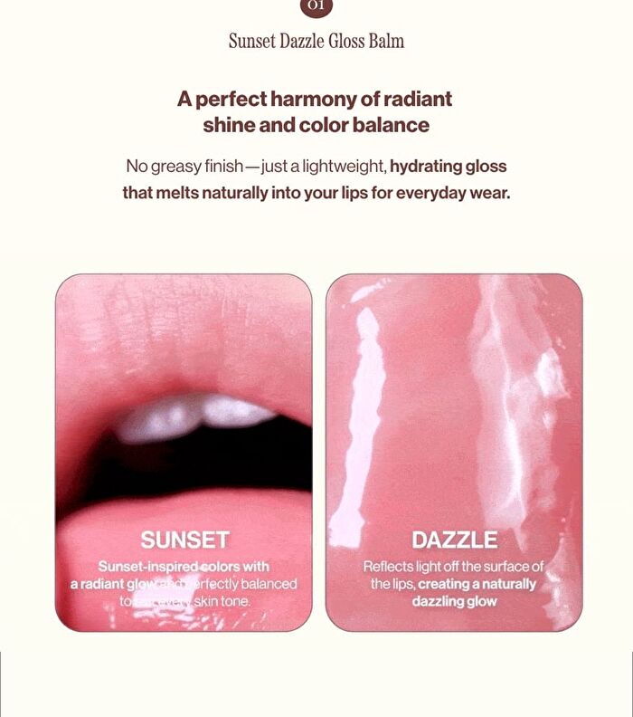 Sunset Dazzle Gloss Balm - 11 Colors - No. 8 Firenze