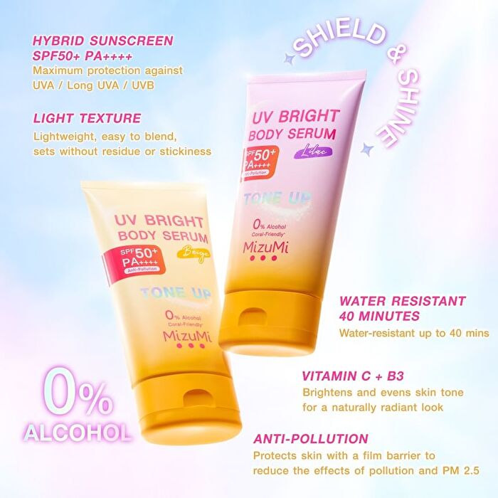 UV Bright Body Serum Lilac+ - 120g