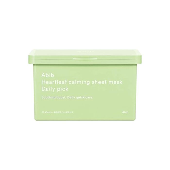 Heartleaf Calming Sheet Mask Daily Pick - 30 sheets