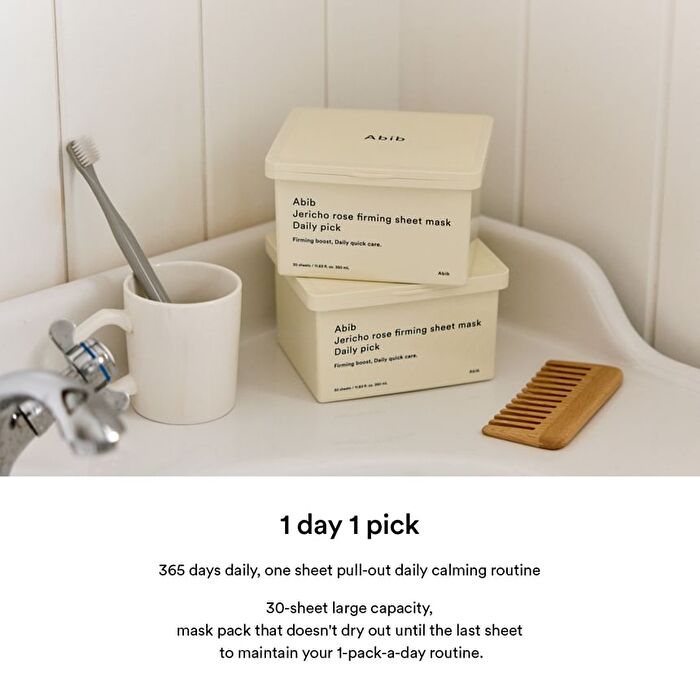 Jericho Rose Firming Sheet Mask Daily Pick - 30 sheets