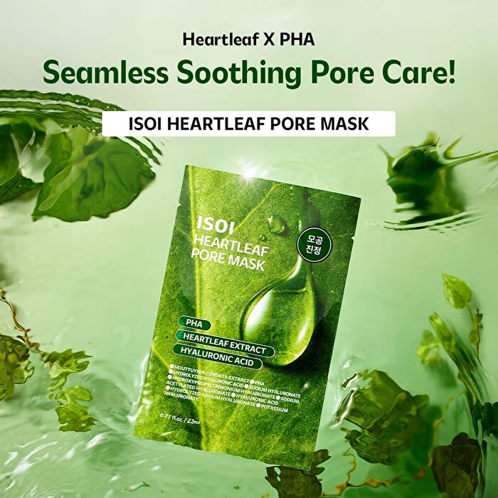 Isoi Heartleaf Pore Mask - 23ml x 1 sheet