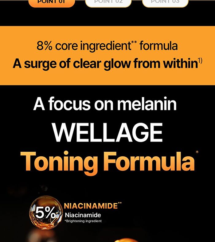 Wellage Hyper Toning Glowy Ampoule - 30ml