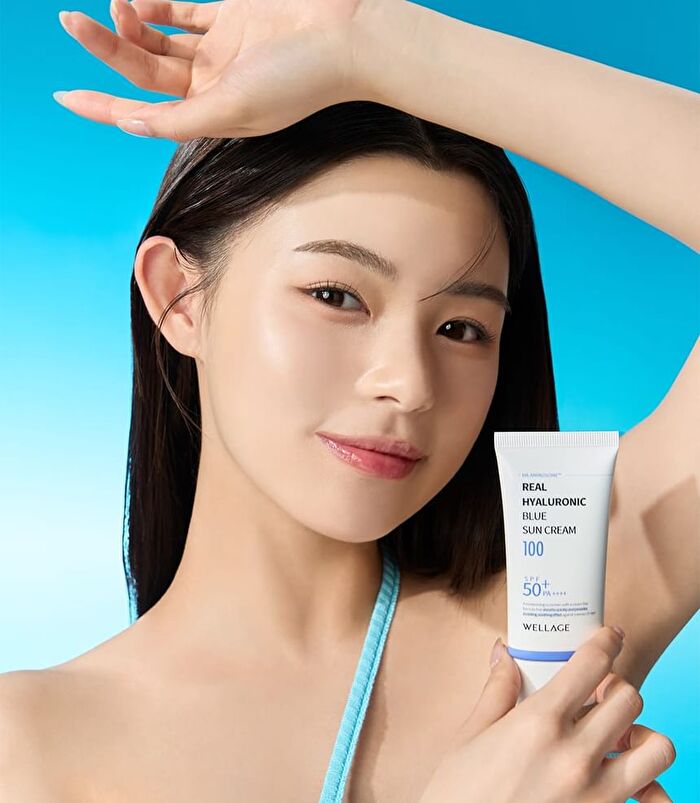Wellage Real Hyaluronic Blue Sun Cream - 50ml