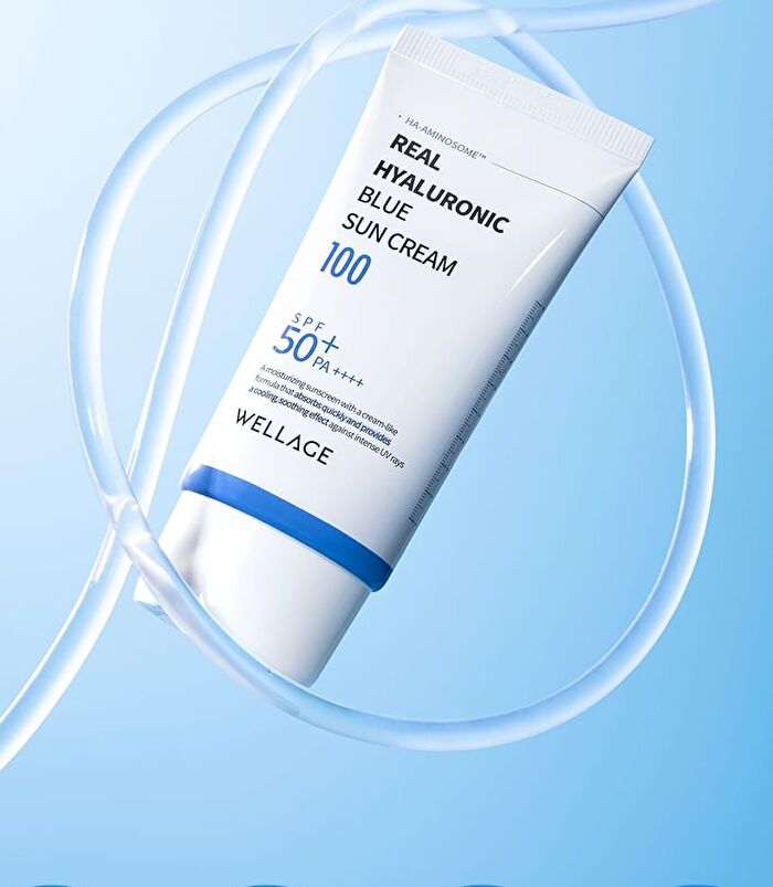 Wellage Real Hyaluronic Blue Sun Cream - 50ml