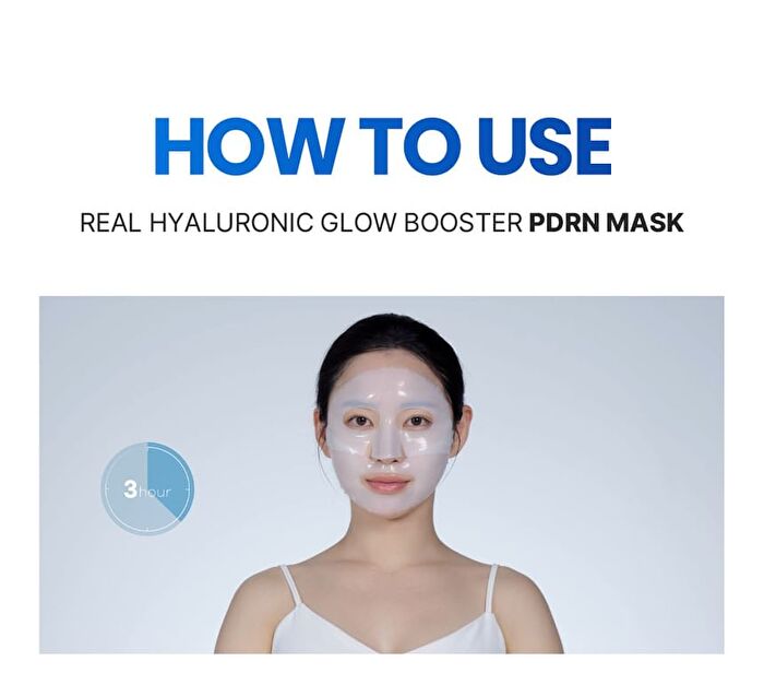 Wellage Real Hyaluronic Glow Booster PDRN Mask - 38g x 1 sheet