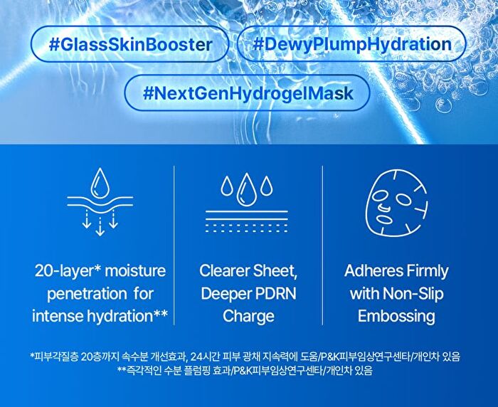 Wellage Real Hyaluronic Glow Booster PDRN Mask - 38g x 1 sheet