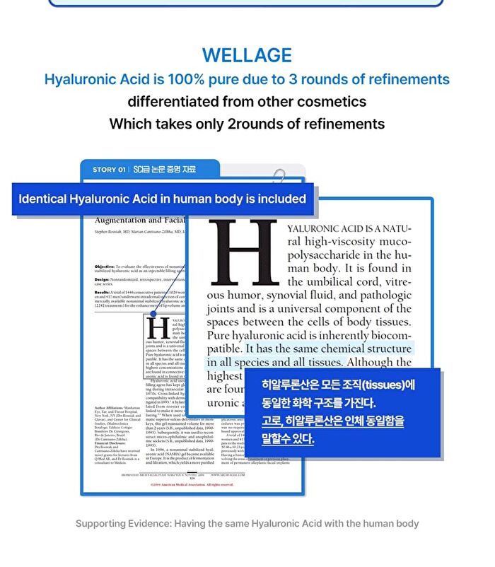 Wellage Real Hyaluronic 100 Toner - 200ml