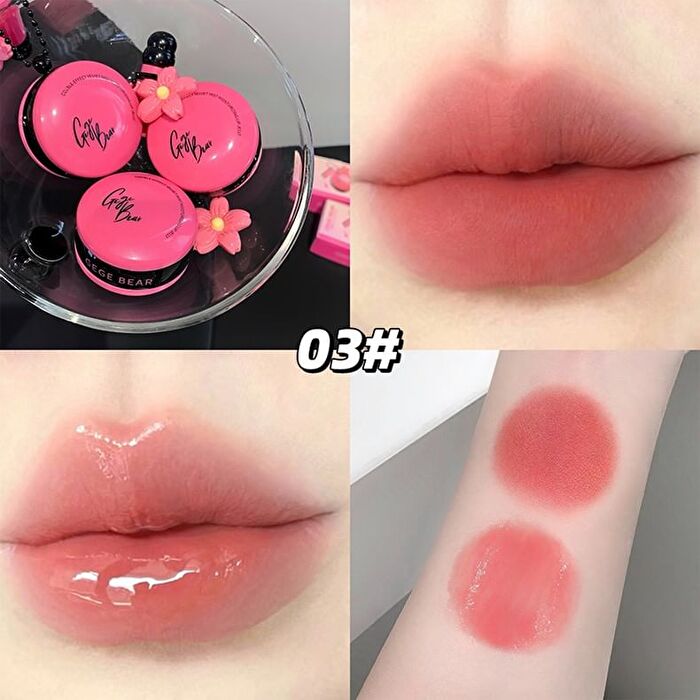 Double-Effect Velvet Mist Moisturing Liquid Lipstick - 6 Colors - #06 Wild Berry - 10g