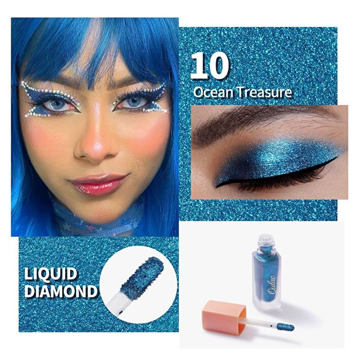 Liquid Diamond Eyeshadow - 21 Colors - #O10 Sahara Gold - 6.8g