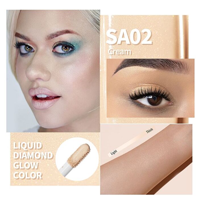 Liquid Diamond Satin Eyeshadow - 6 Colors - #SA08 Noon - 5.8g