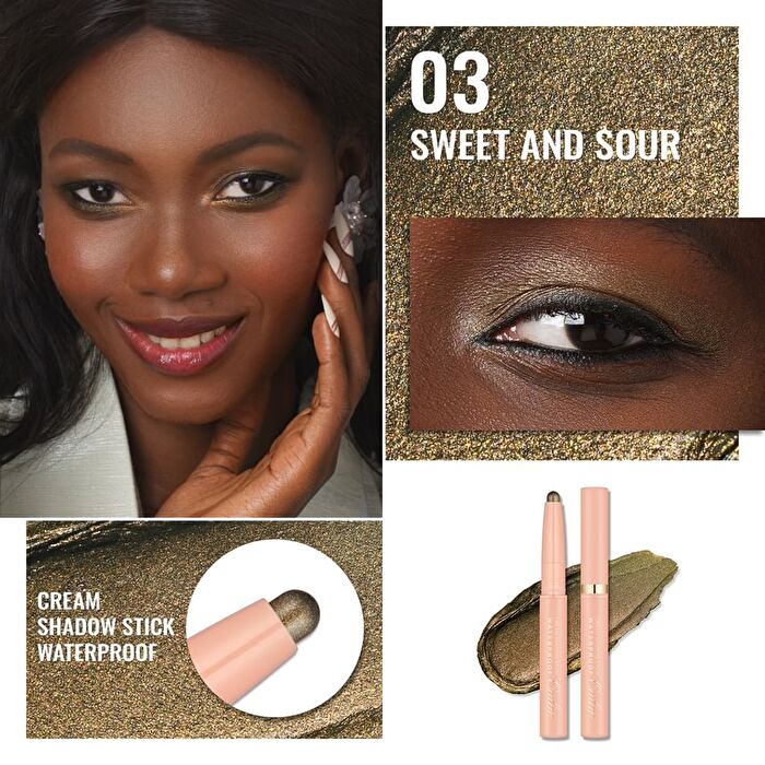 Cream Shadow Stick - 21 Colors - #WS02 Pink Rush - 1.25g