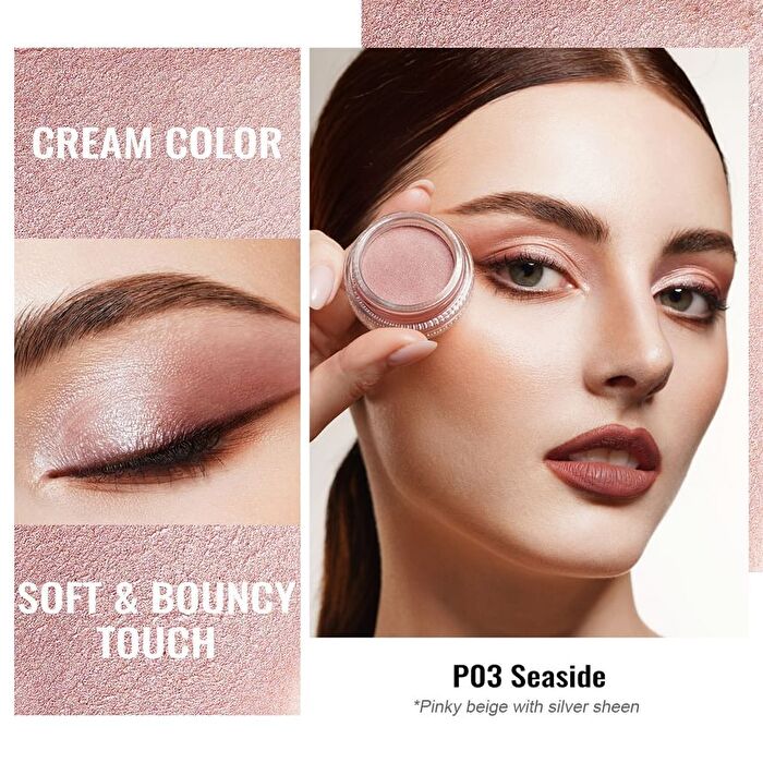 Cream Color Eyeshadow - 40 Colors - #06 Total Eclipse - 6g