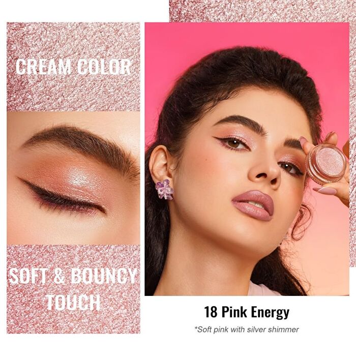 Cream Color Eyeshadow - 40 Colors - #15 Melon Sour - 6g