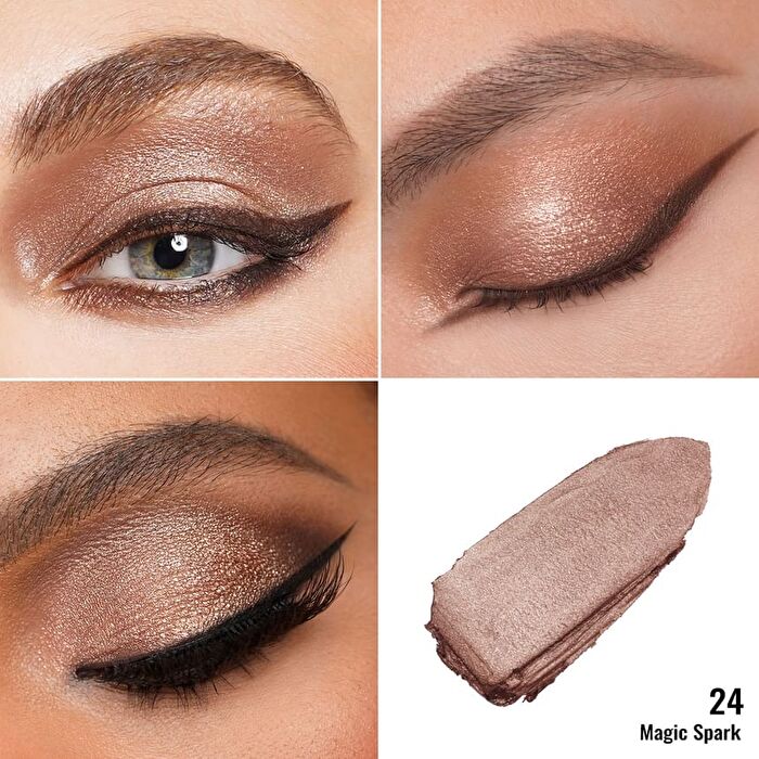 Cream Color Eyeshadow - 40 Colors - #CM07 Brown Suede - 6g