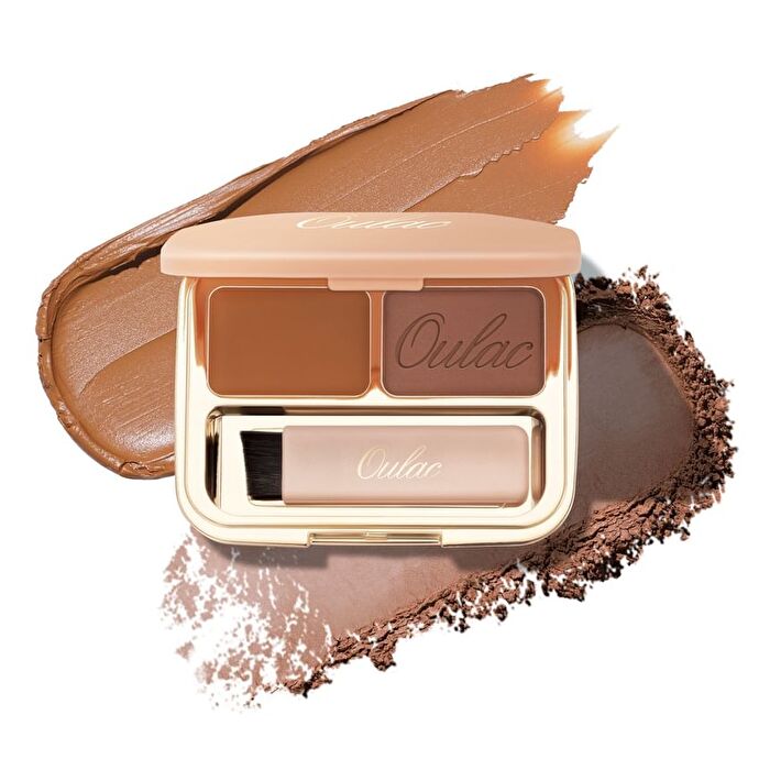Brow & Eye Perfect Finishing Compact  - 6 Colors - #02 Ginger - 3.2g