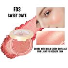 Blush Mono Frost : Reflective Shimmer - 8 Colors - #F03 Sweet Date - 4.8g