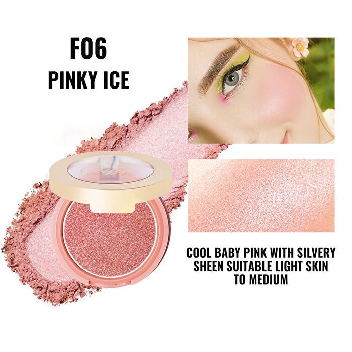 Blush Mono Frost : Reflective Shimmer - 8 Colors - #F03 Sweet Date - 4.8g