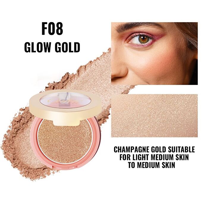 Blush Mono Frost : Reflective Shimmer - 8 Colors - #F11 Heat On - 4.8g