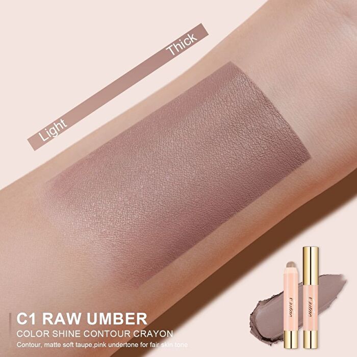 Color Shine Contour Crayon - 3 Colors - #C3 Caramel - 2.9g