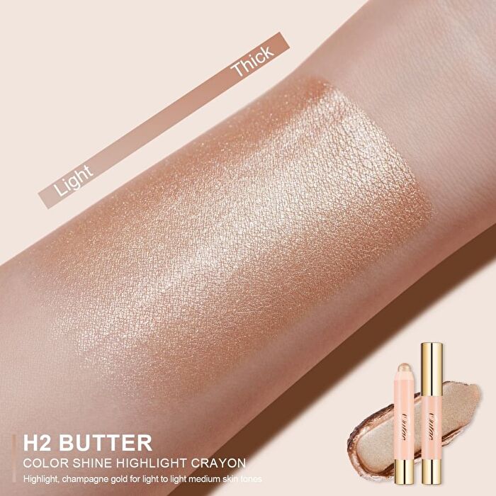 Color Shine Highlight Crayon - 3 Colors - #H1 Cream - 2.9g
