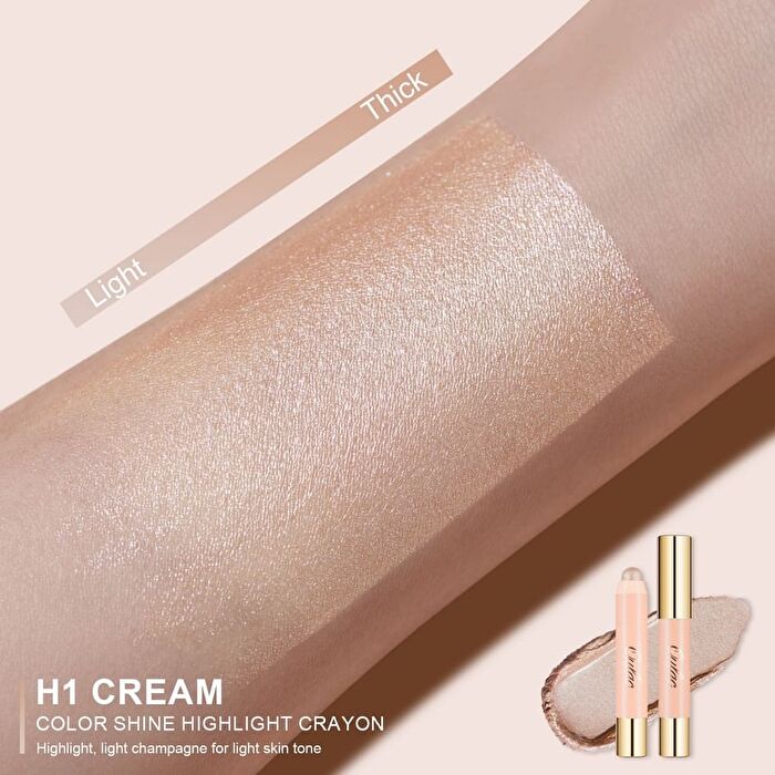 Color Shine Highlight Crayon - 3 Colors - #H1 Cream - 2.9g