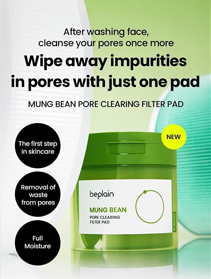 Mung Bean Pore Clearing Filter Pad Mini - 10 pads