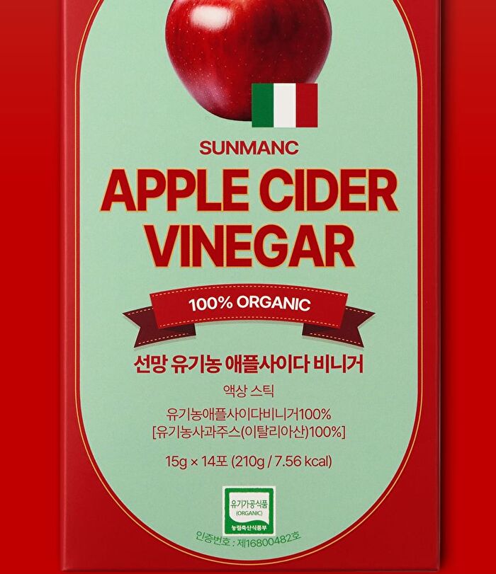Sunmanc Apple Cider Vinegar - 15g x 14 sticks