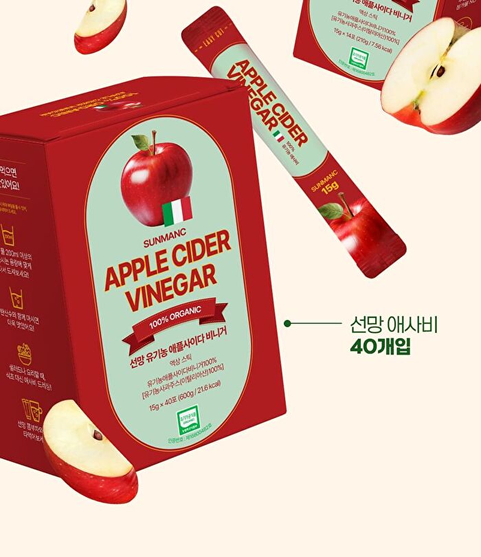 Sunmanc Apple Cider Vinegar - 15g x 14 sticks
