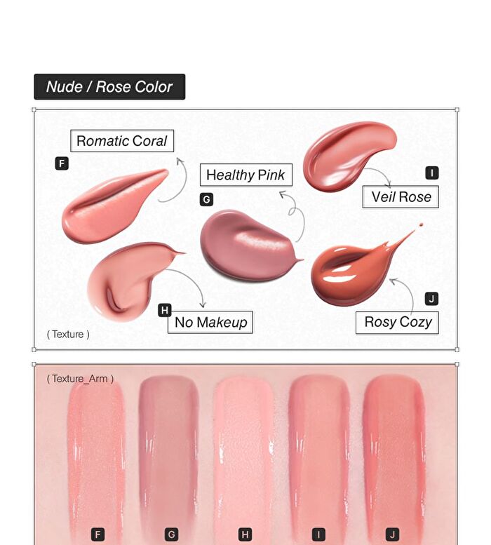 Feev Hyper-Fit Color Serum Mini - 12 Colors - Rosy Cozy
