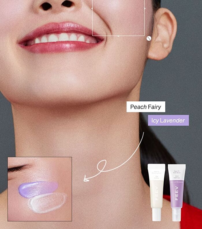 Feev Hyper-Fit Shimmering Serum - 2 Colors - Peach Fairy