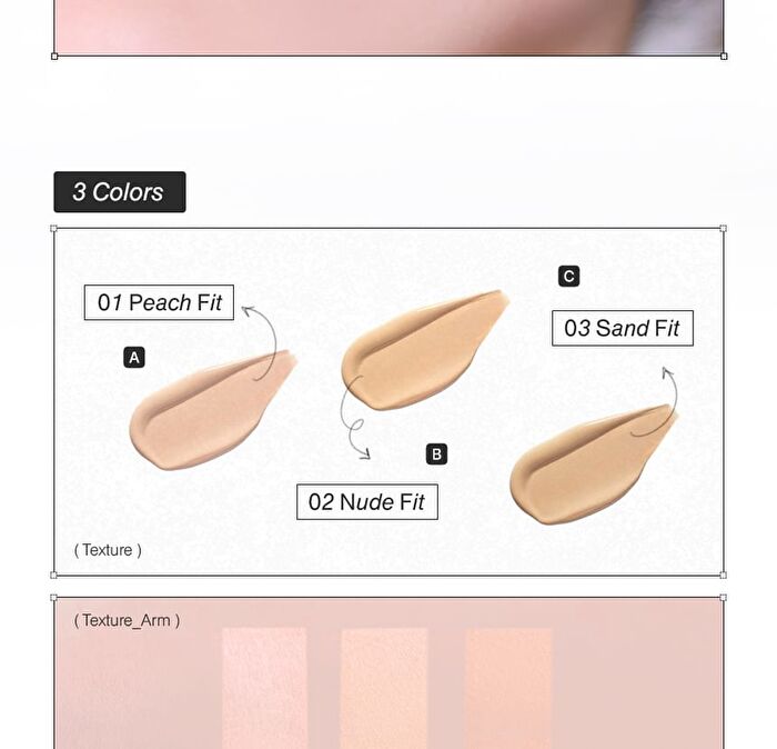 Feev Hyper-Fit Silky Cushion - 3 Colors - #02 Nude Fit