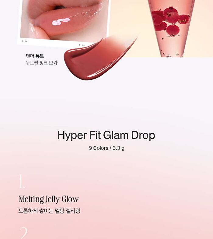 Feev Hyper-Fit Glam Drop - 6 Colors - Rose Water