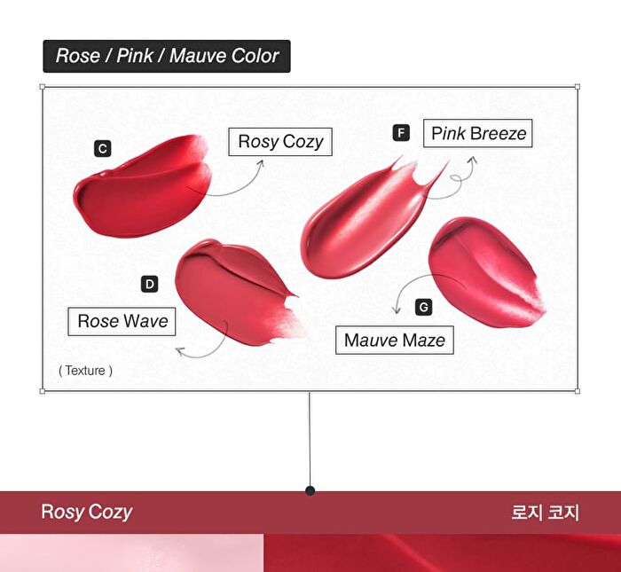 Feev Hyper-Fit Color Balm - 6 Colors - Rose Wave