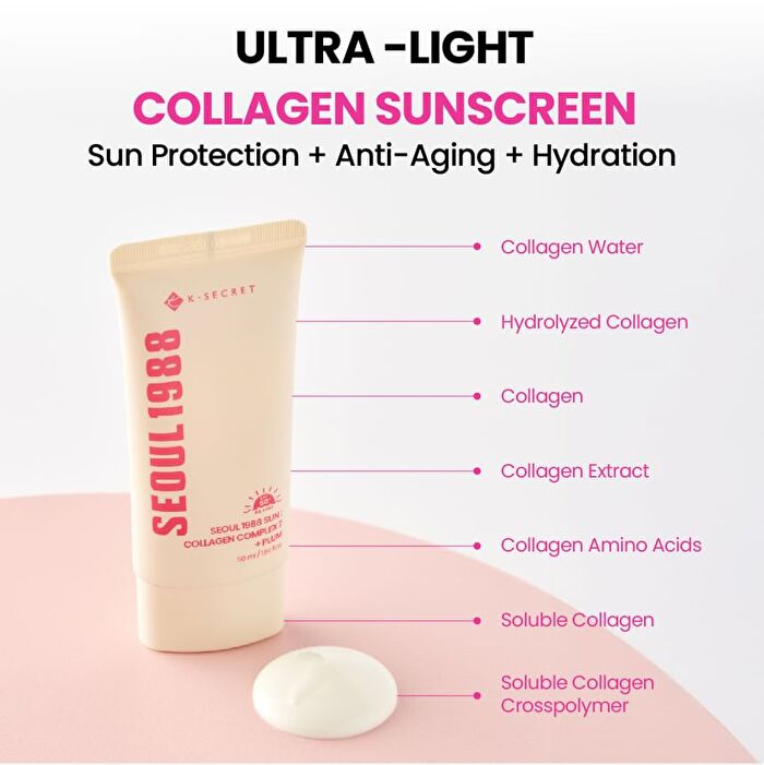 Ksecret SEOUL 1988 Sun : Collagen Complex 7 + Plum - 50ml