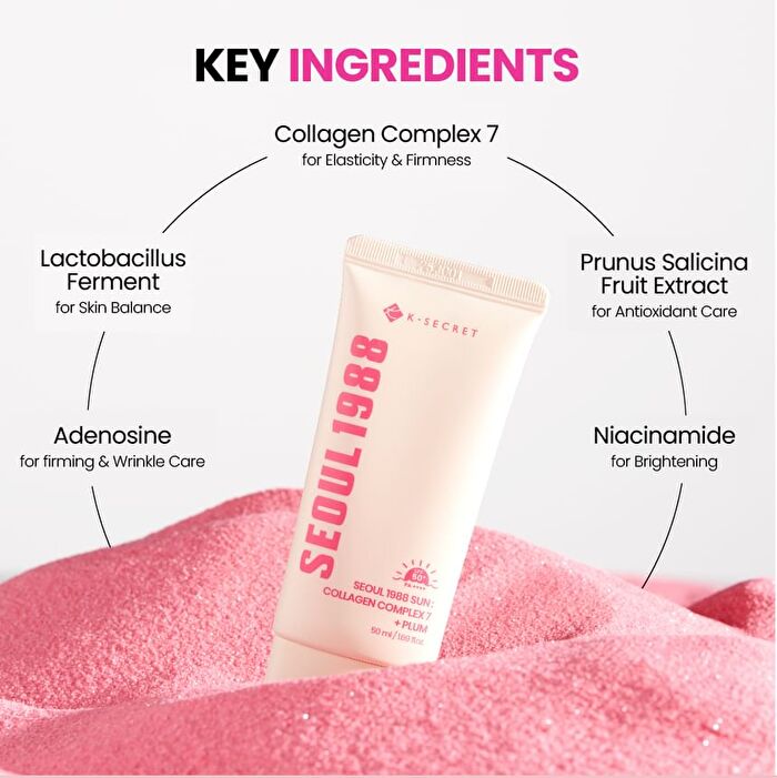 Ksecret SEOUL 1988 Sun : Collagen Complex 7 + Plum - 50ml