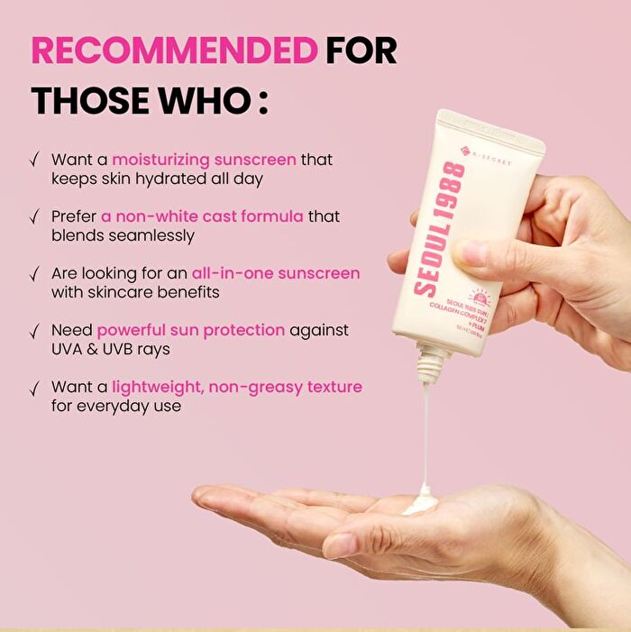 Ksecret SEOUL 1988 Sun : Collagen Complex 7 + Plum - 50ml