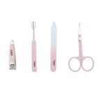 Set Of 4 : LOV.U Manicure Kit - Set Of 4: Pink