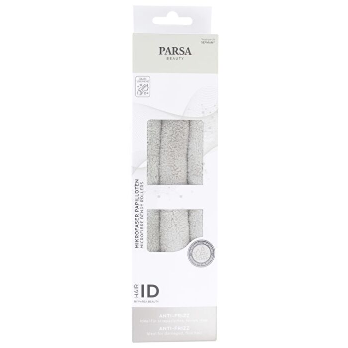 Set Of 6 : Microfiber Hair Curler - Set Of 6: Grey