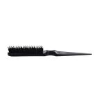 Plastic Mixed Bristles Tail Comb - Black