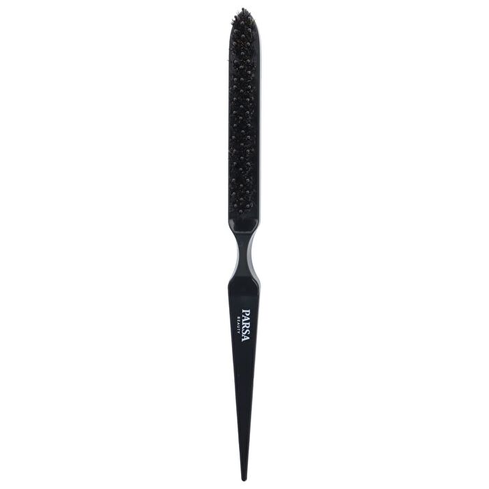 Plastic Mixed Bristles Tail Comb - Black
