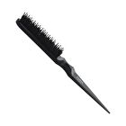 Plastic Mixed Bristles Tail Comb - Black