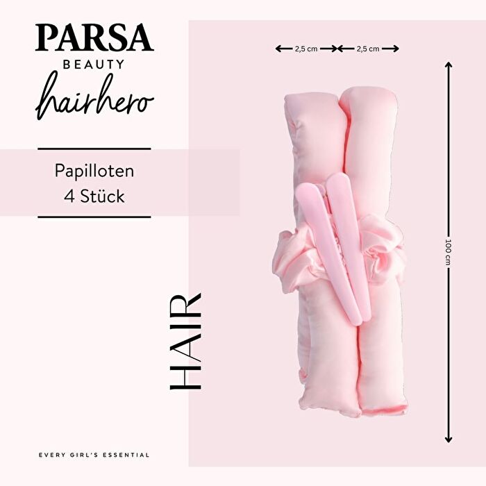 Set Of 3: Hair Curler - Set Of 3: Pink