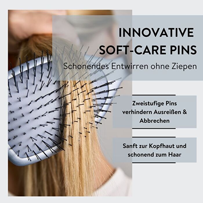 HAIR ID Paddle Brush - Silver