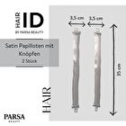 Set Of 2: Satin Hair Curler - Set Of 2: Grey