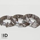 Set Of 2: Satin Hair Curler - Set Of 2: Grey