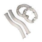 Set Of 2: Satin Hair Curler - Set Of 2: Grey
